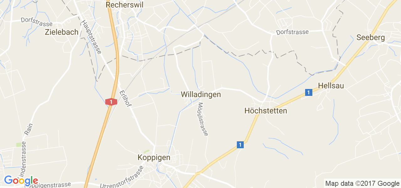 map de la ville de Willadingen