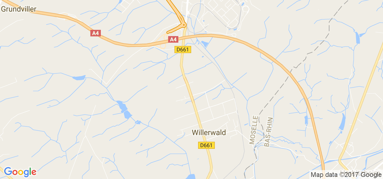 map de la ville de Willerwald