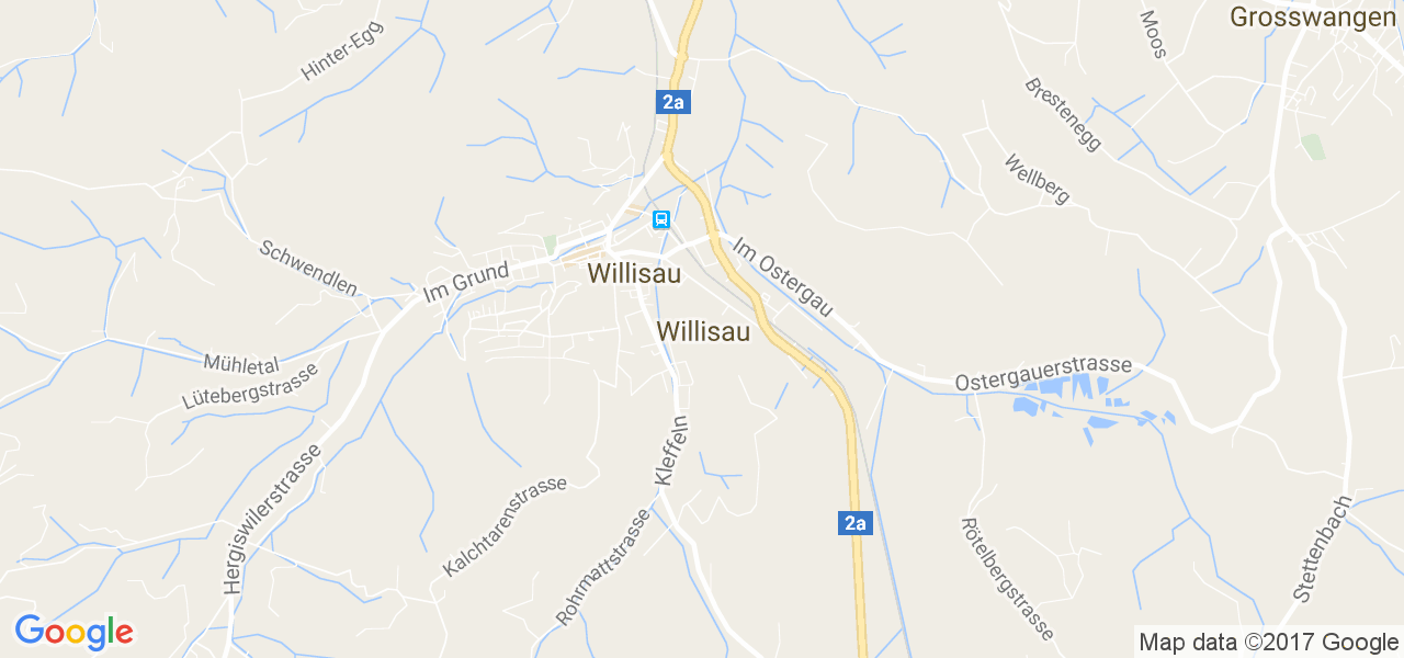 map de la ville de Willisau