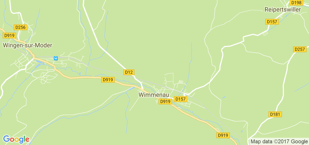 map de la ville de Wimmenau