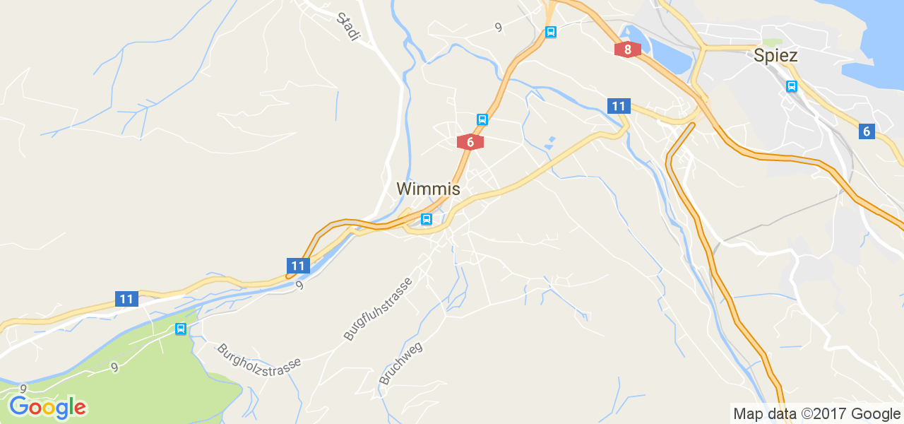 map de la ville de Wimmis