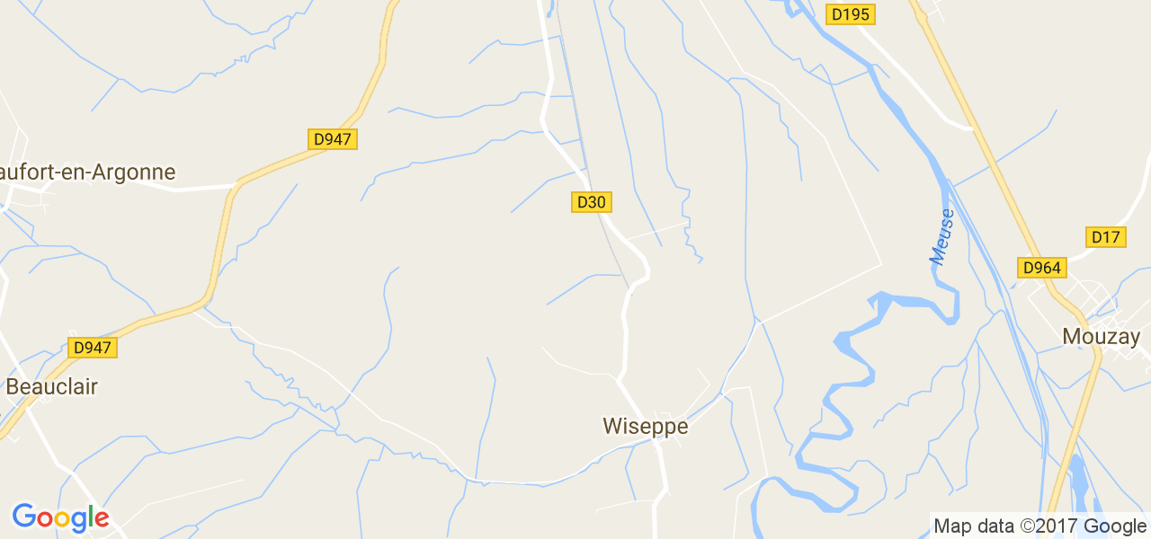 map de la ville de Wiseppe