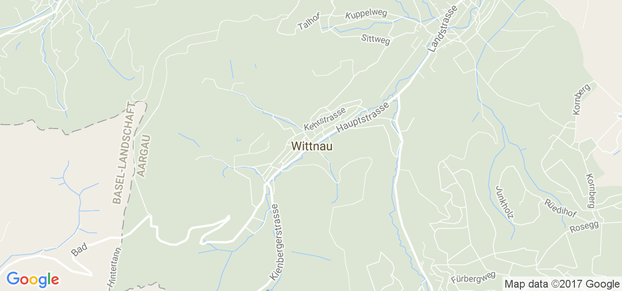 map de la ville de Wittnau