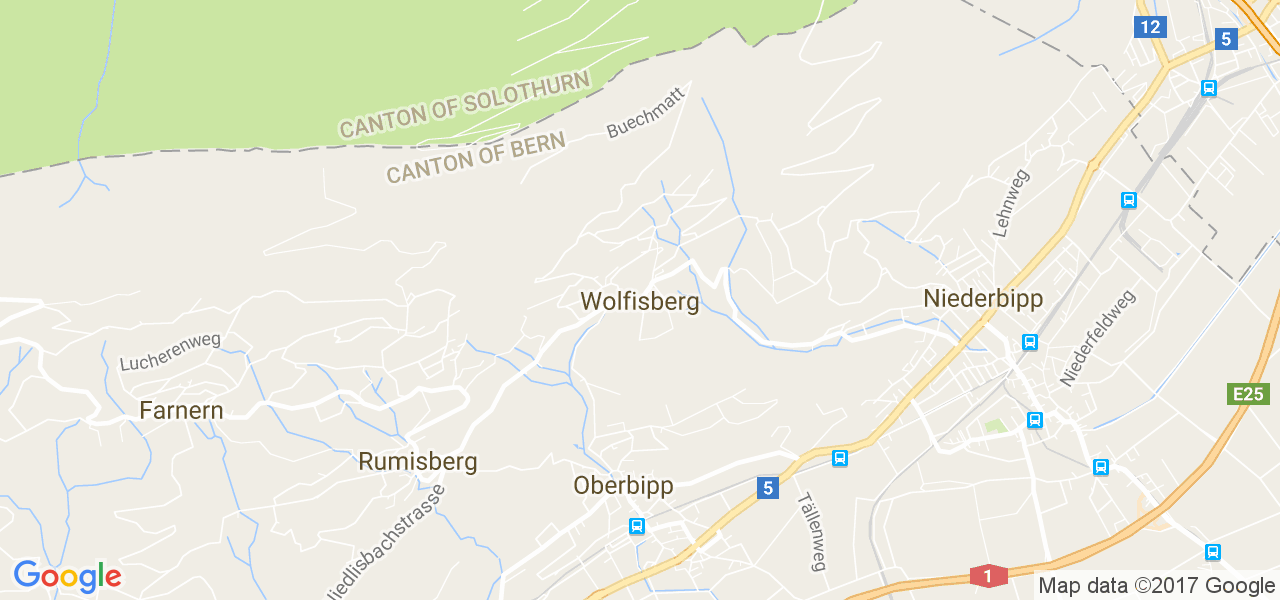 map de la ville de Wolfisberg