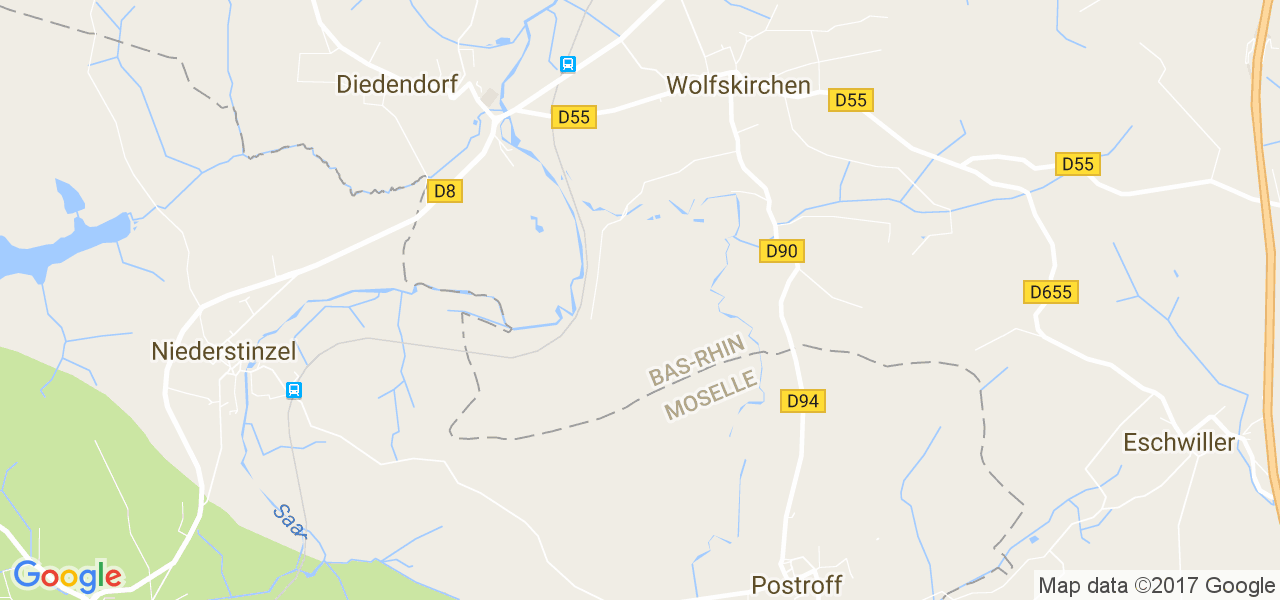 map de la ville de Wolfskirchen