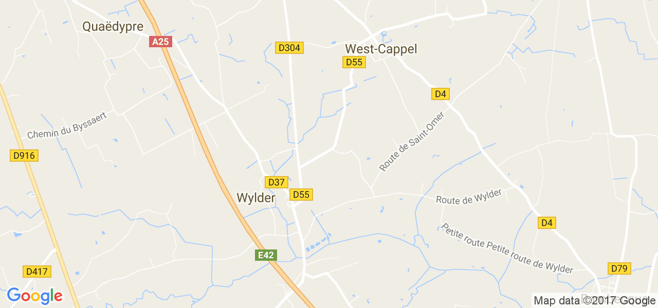 map de la ville de Wylder