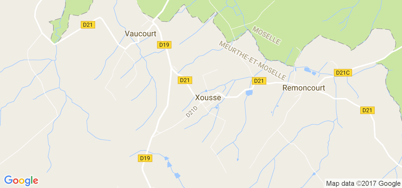 map de la ville de Xousse