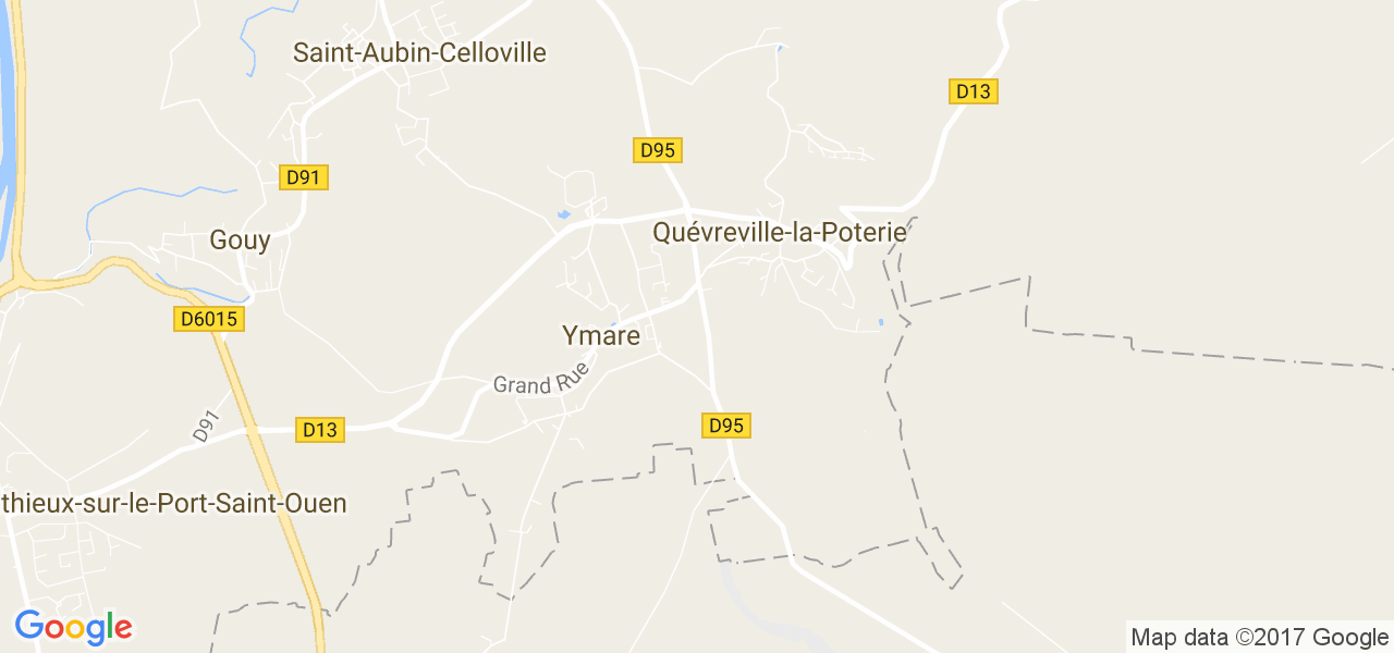 map de la ville de Ymare