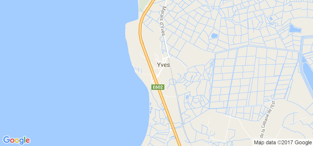 map de la ville de Yves