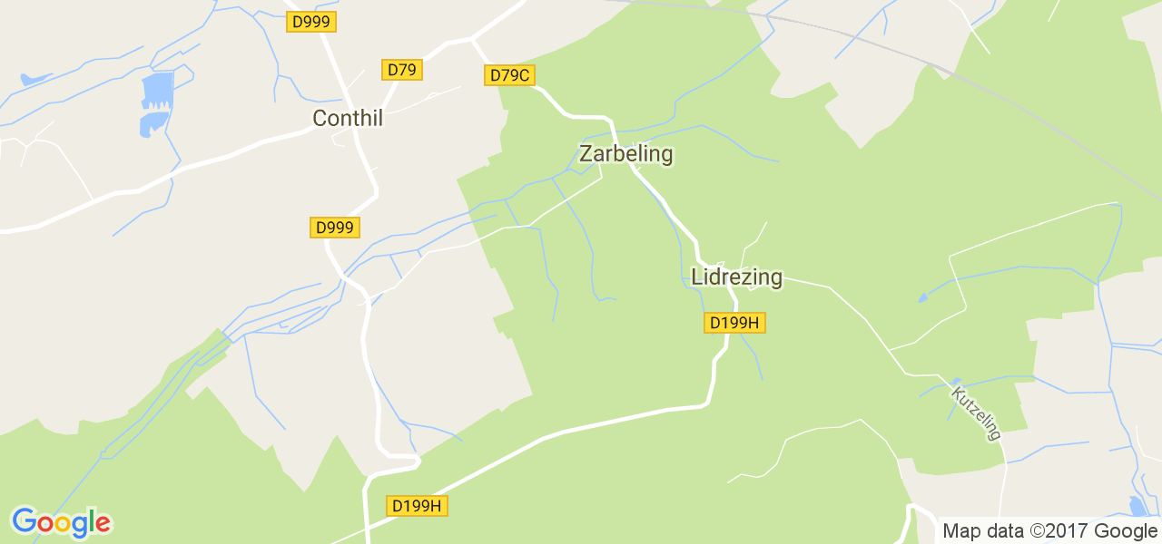 map de la ville de Zarbeling