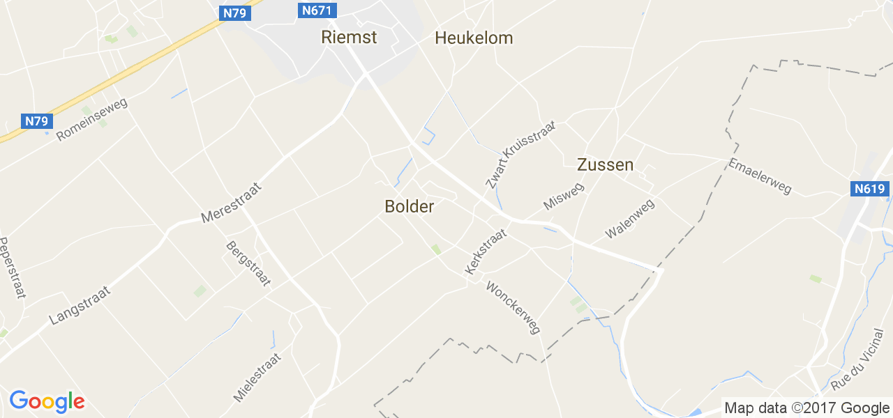 map de la ville de Zichen-Zussen-Bolder