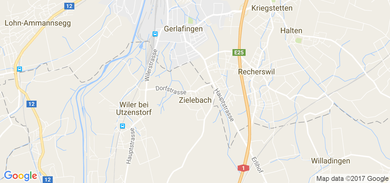 map de la ville de Zielebach