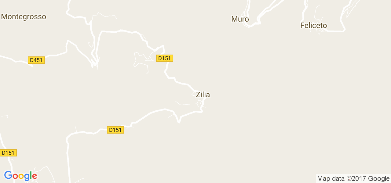 map de la ville de Zilia