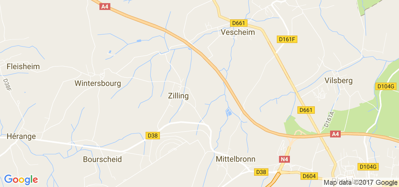 map de la ville de Zilling