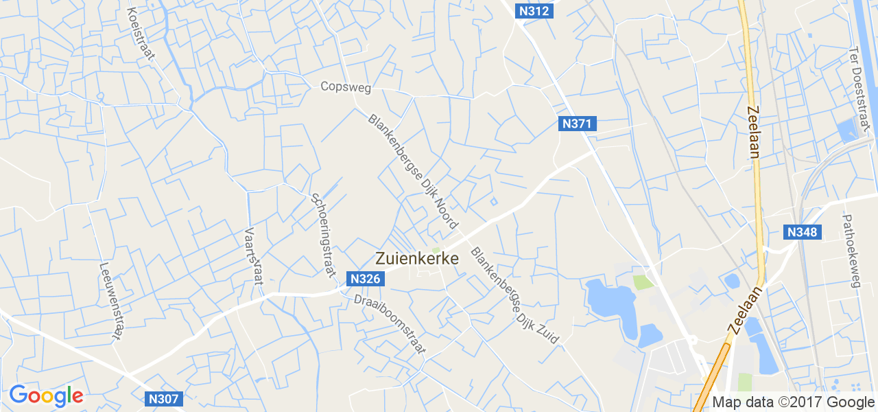 map de la ville de Zuienkerke