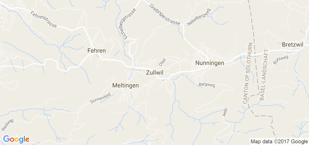 map de la ville de Zullwil