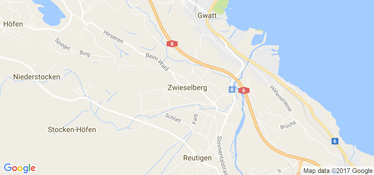 map de la ville de Zwieselberg