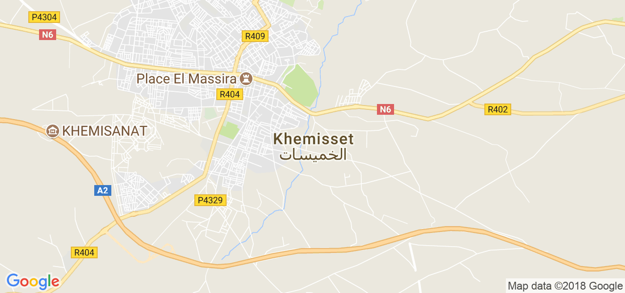 ﺧﺮﻳﻄﺔ الخميسات