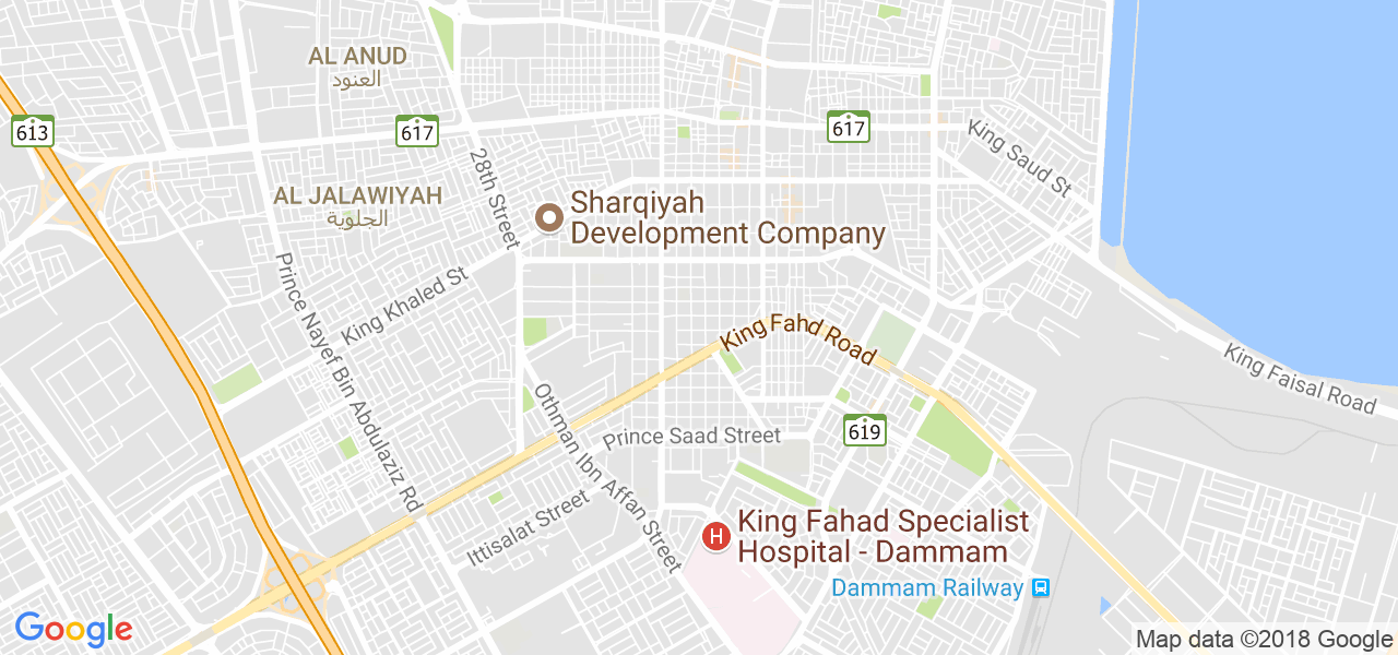 خريطة الدمام