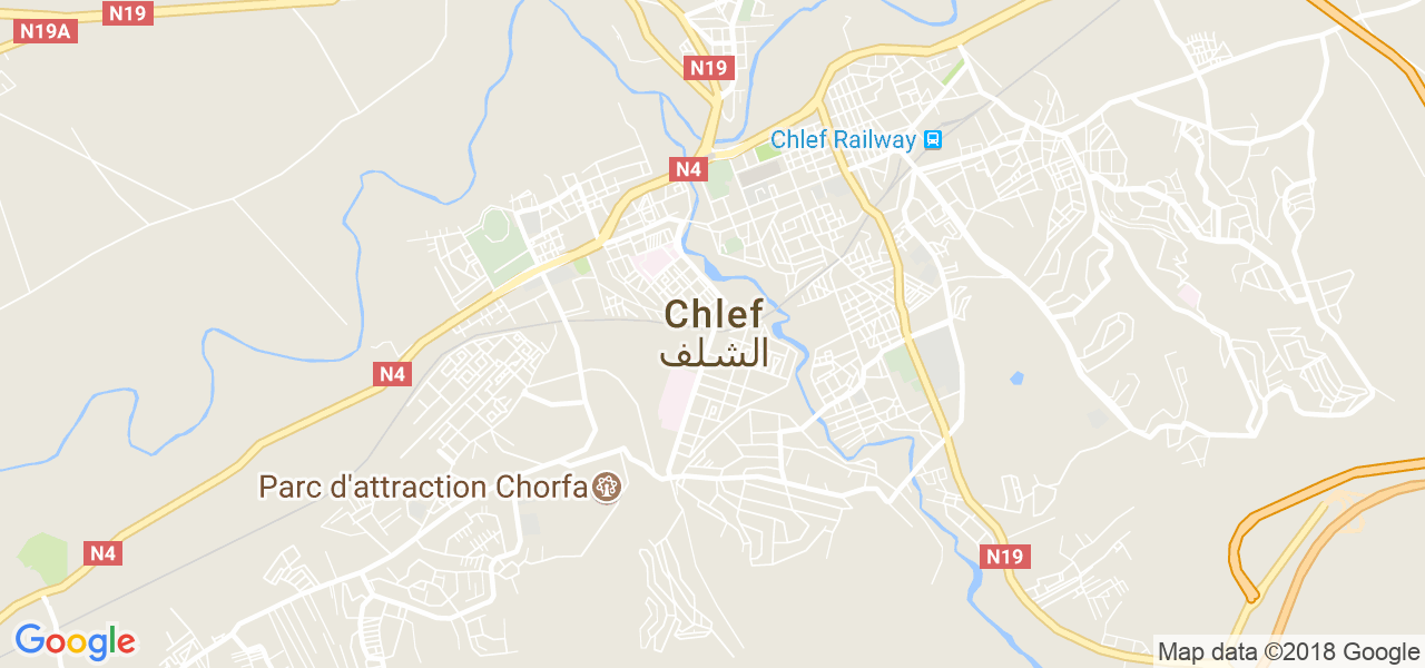 ﺧﺮﻳﻄﺔ الشلف