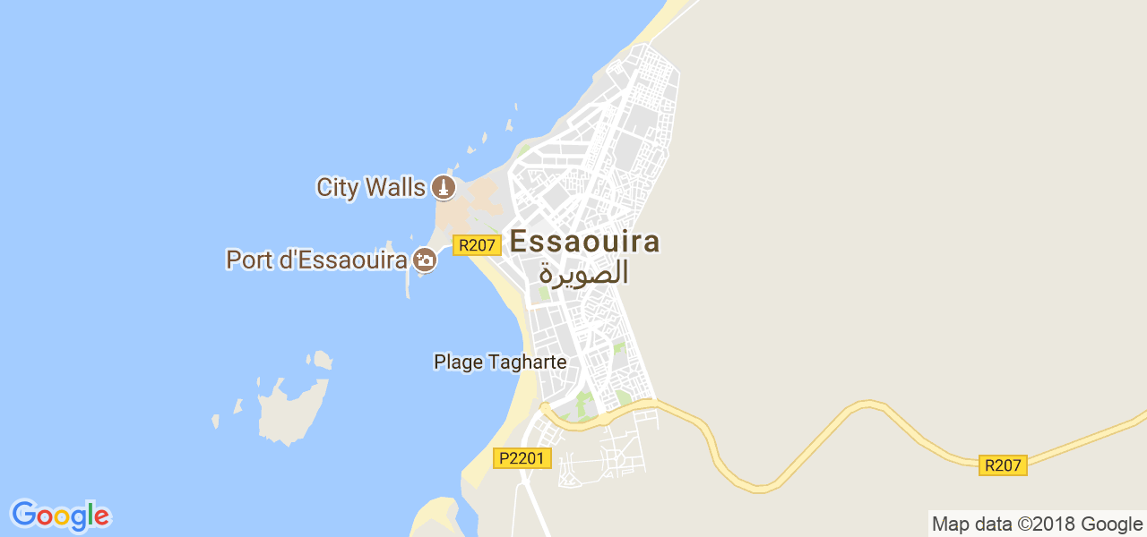 ﺧﺮﻳﻄﺔ الصويرة