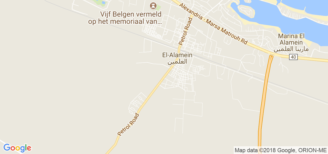 ﺧﺮﻳﻄﺔ العلمين