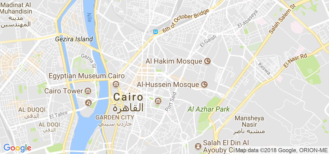 خريطة القاهرة