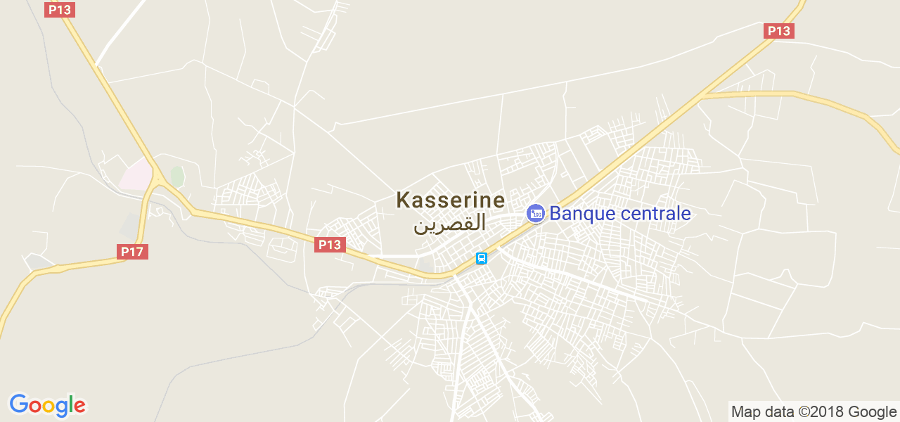 ﺧﺮﻳﻄﺔ القصرين