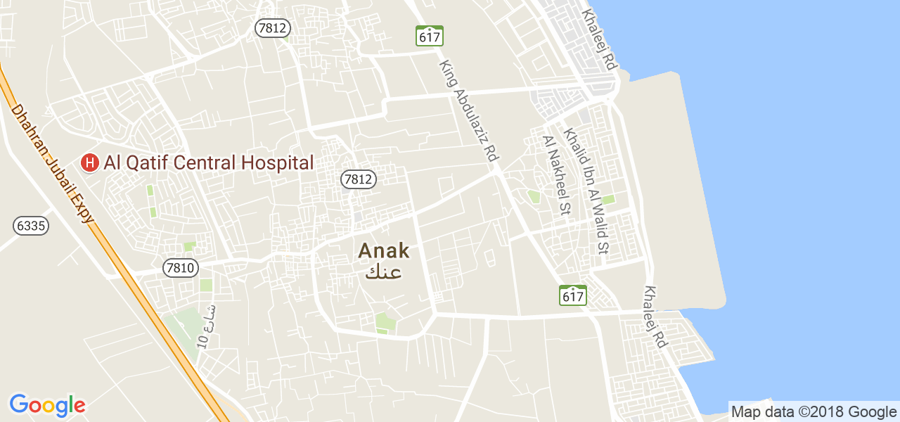 خريطة القطيف