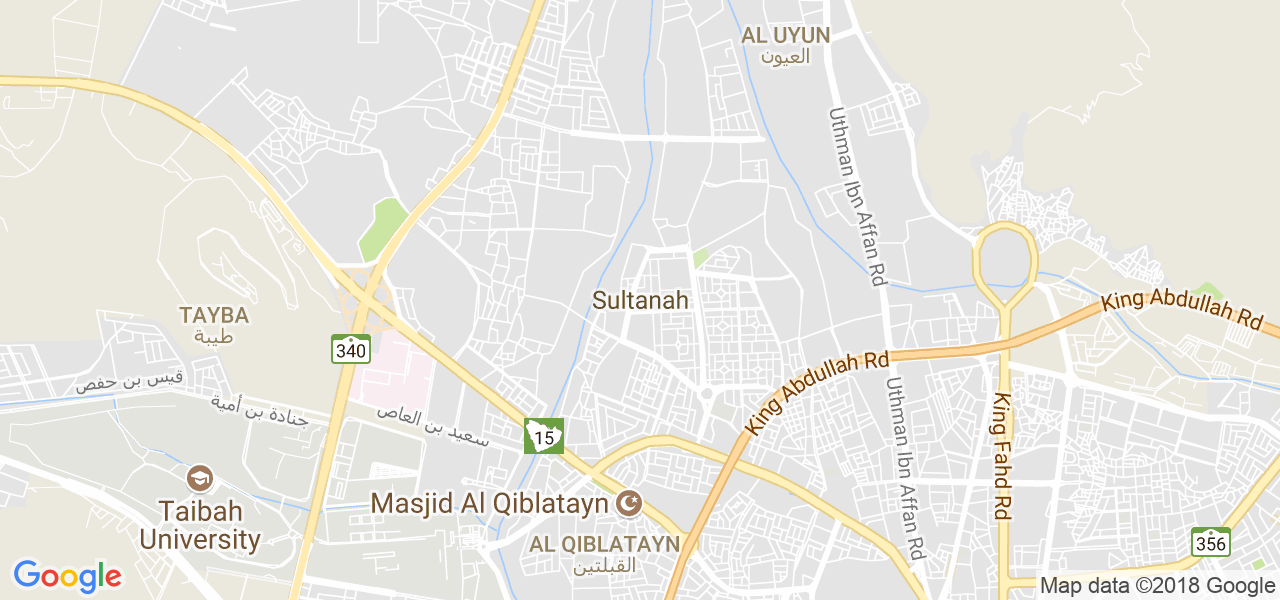 خريطة  المدينة المنورة