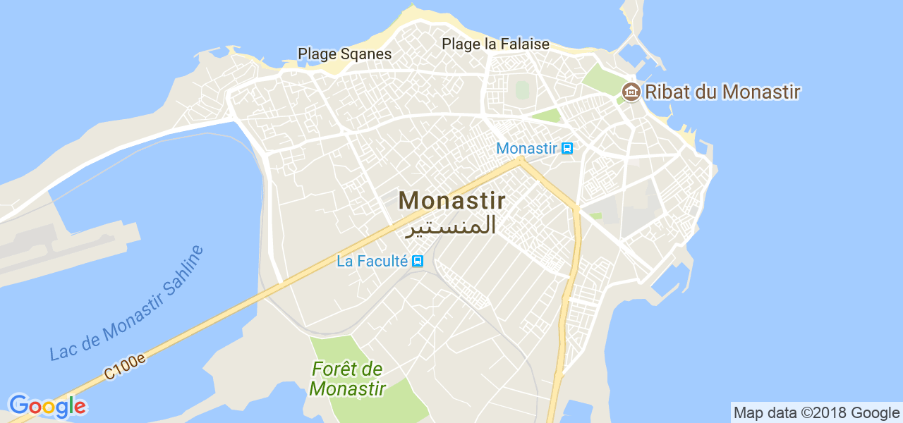 ﺧﺮﻳﻄﺔ المنستير