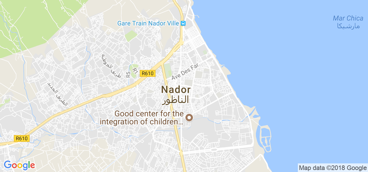 ﺧﺮﻳﻄﺔ الناظور