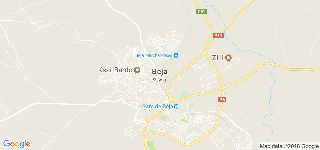 ﺧﺮﻳﻄﺔ باجة