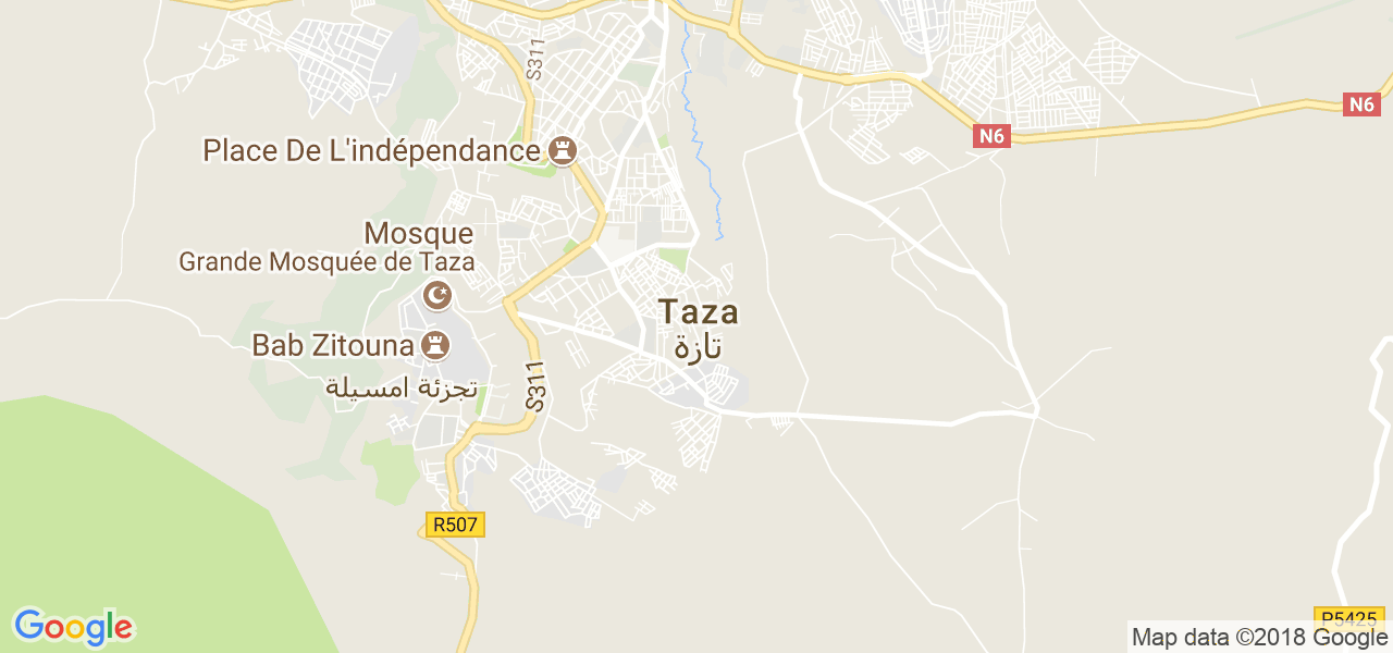 ﺧﺮﻳﻄﺔ تازة