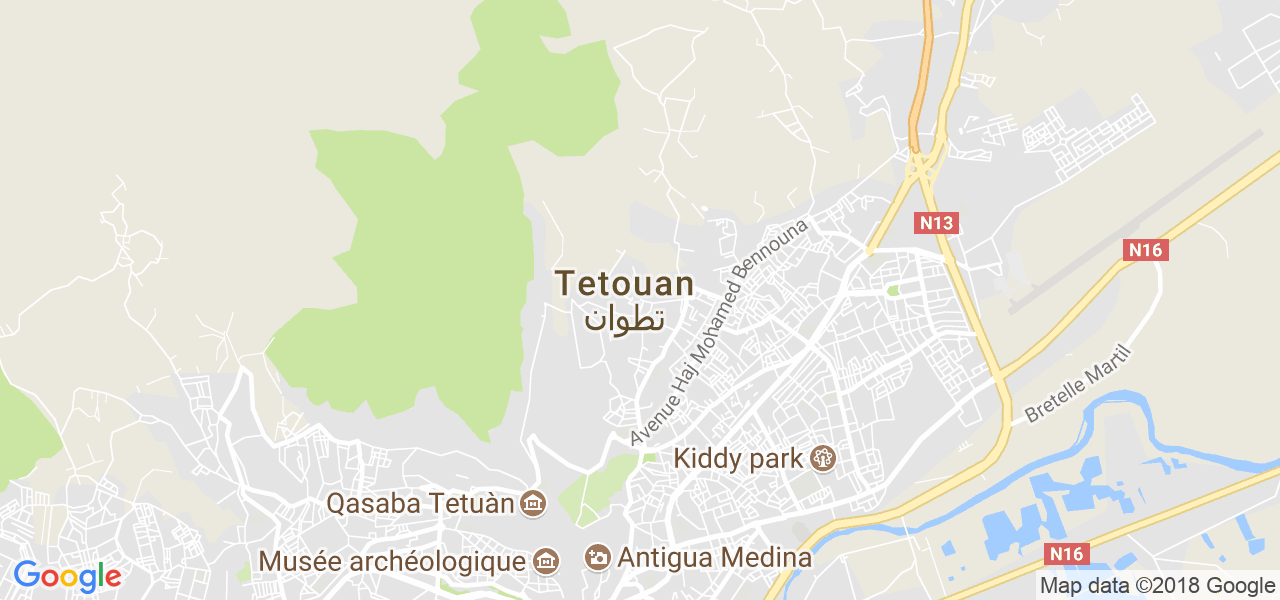 ﺧﺮﻳﻄﺔ تطوان