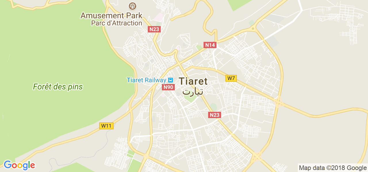 ﺧﺮﻳﻄﺔ تيارت