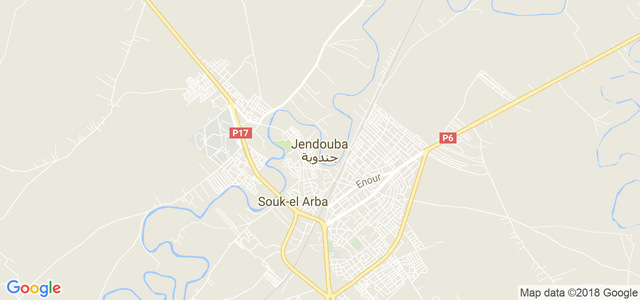 ﺧﺮﻳﻄﺔ جندوبة