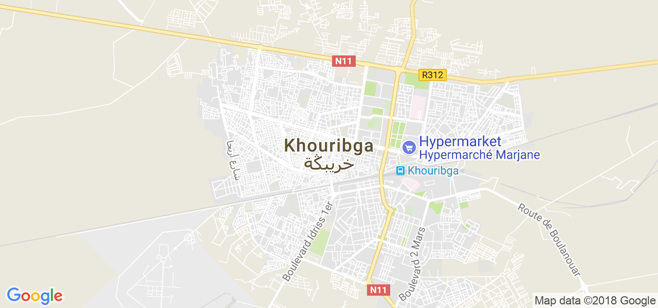 ﺧﺮﻳﻄﺔ خريبكة