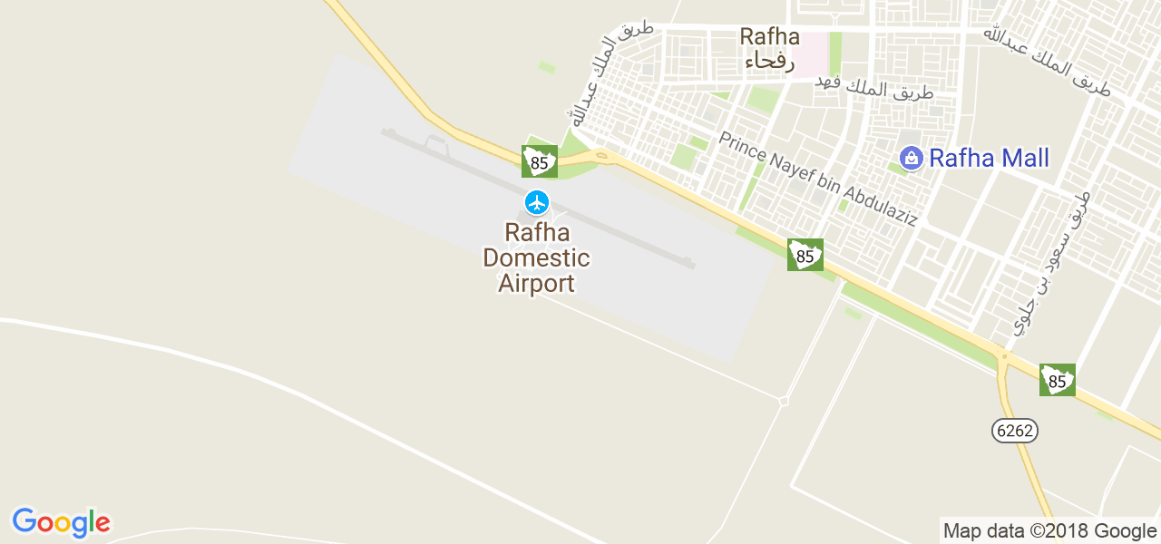 خريطة رفحاء