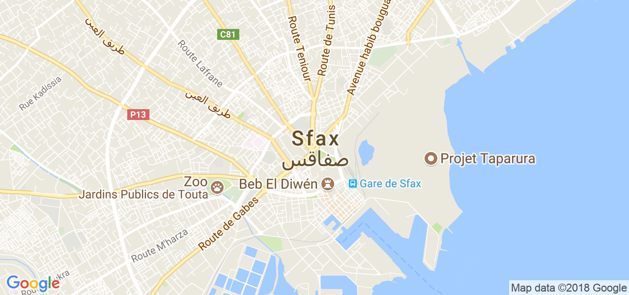 ﺧﺮﻳﻄﺔ صفاقس