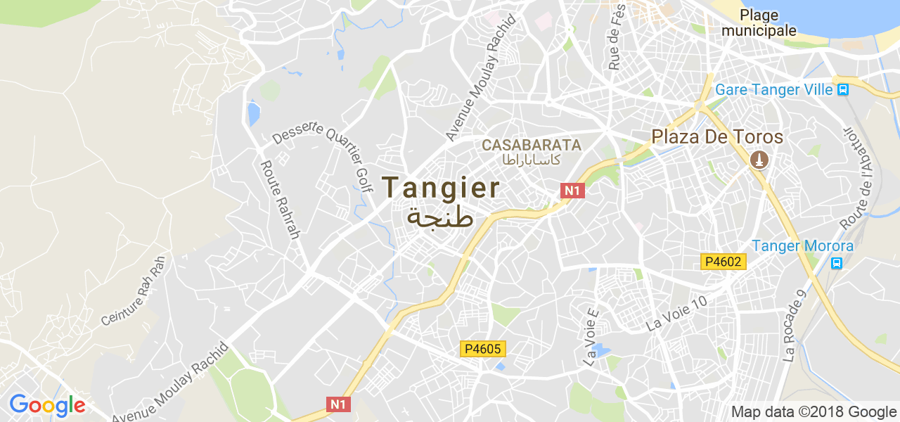 ﺧﺮﻳﻄﺔ طنجة