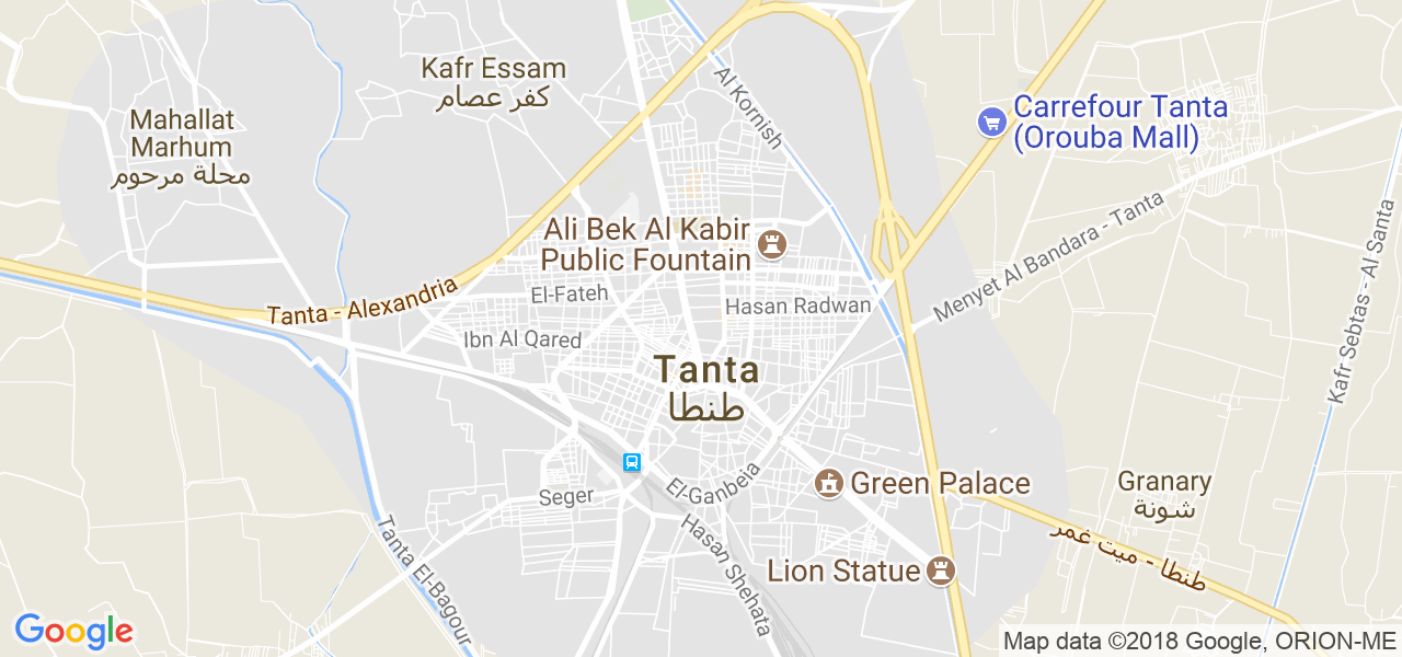 ﺧﺮﻳﻄﺔ طنطا