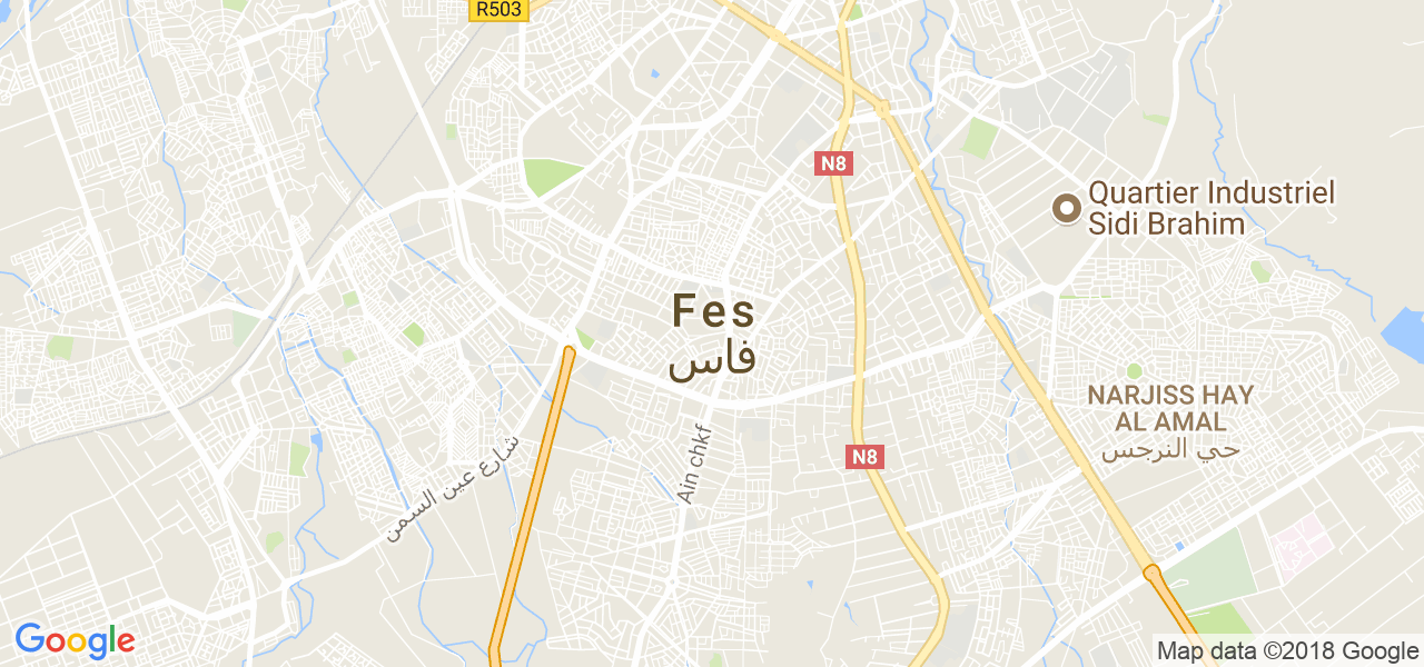 ﺧﺮﻳﻄﺔ فاس