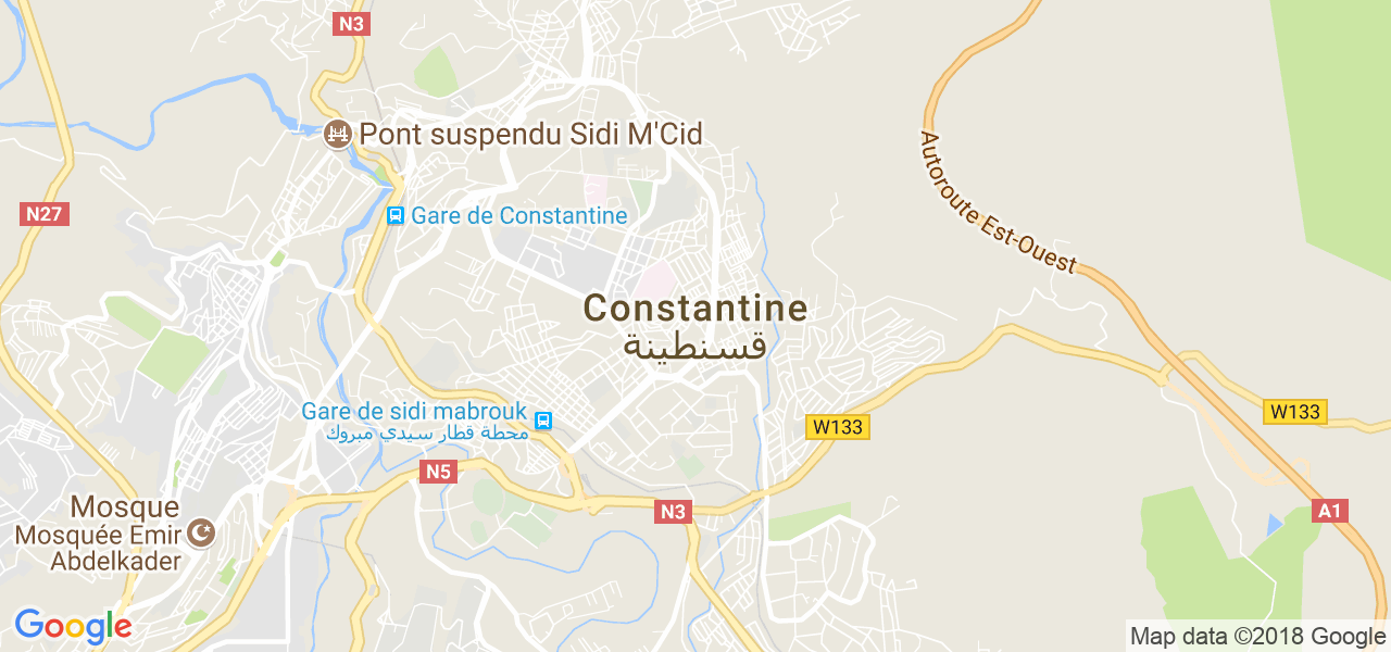 ﺧﺮﻳﻄﺔ قسنطينة