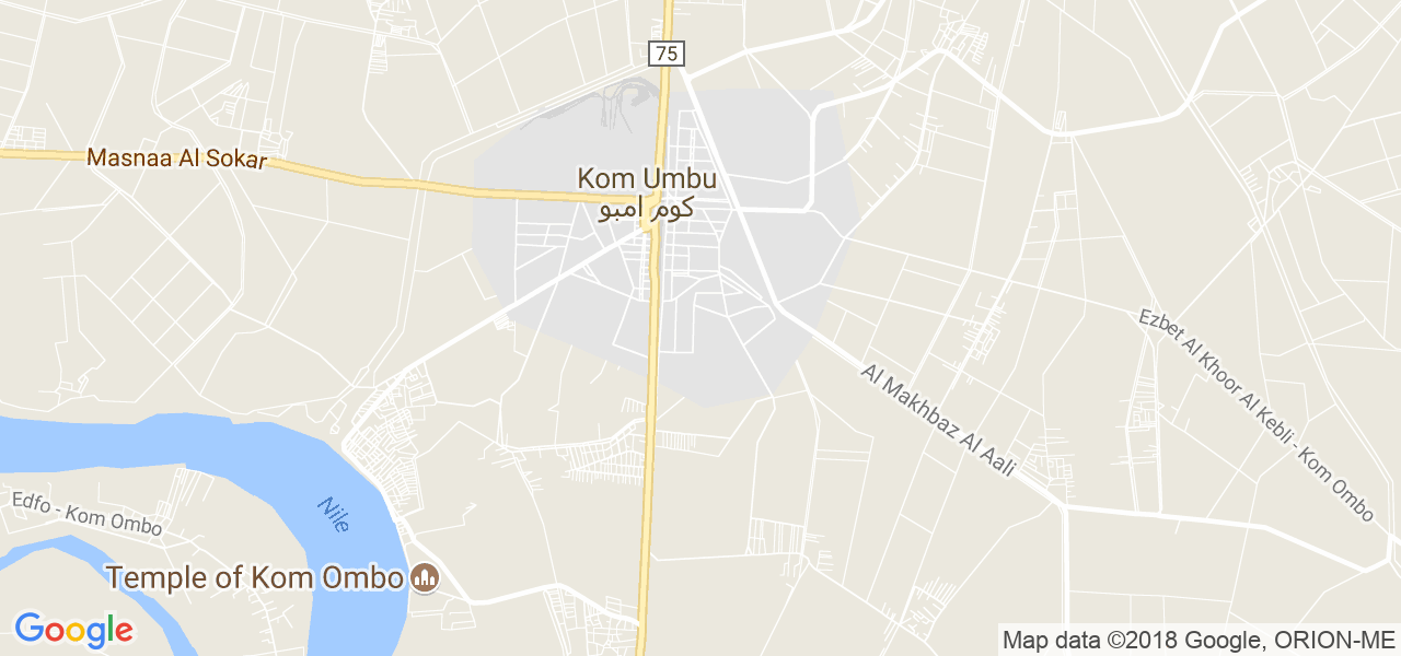 خريطة كوم أمبو