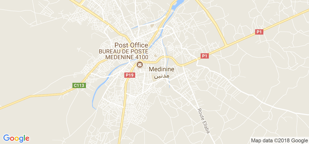 ﺧﺮﻳﻄﺔ مدنين