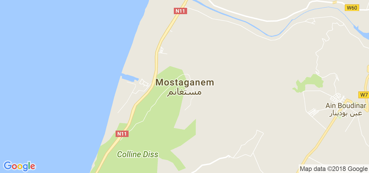 ﺧﺮﻳﻄﺔ مستغانم