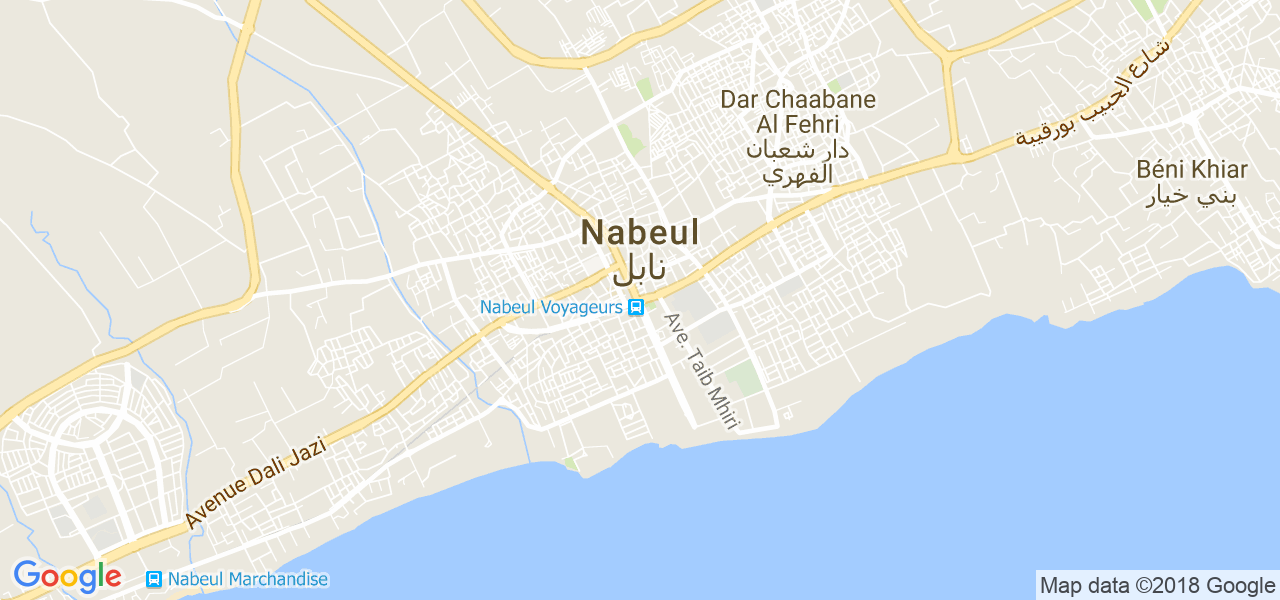 ﺧﺮﻳﻄﺔ نابل