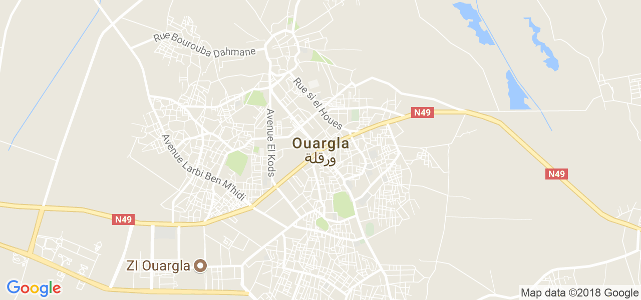 ﺧﺮﻳﻄﺔ ورڨلة