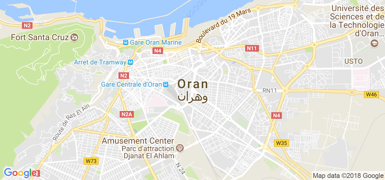 ﺧﺮﻳﻄﺔ وهران